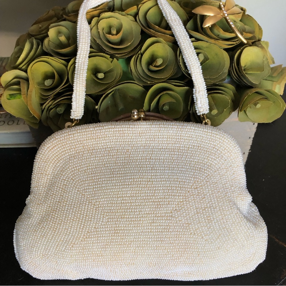 Vintage All Beaded Evening Bag/Clutch - Picture 3 of 13